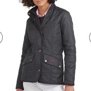 Barbour Calvary Polarquilt fleece lined Jacket in Navy